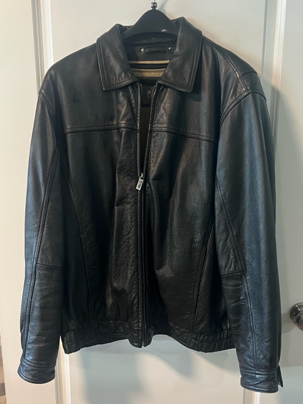 Wilsons Leather Black Men's Bomber Jacket thinsulate